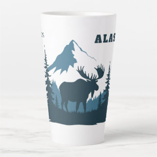 Custom Name & Text ALASKA Latte Mug