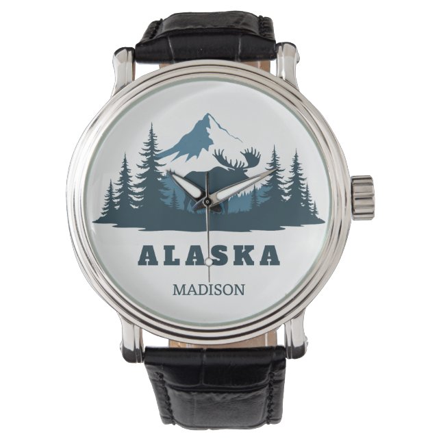 Custom Name & Text ALASKA Watch (Front)