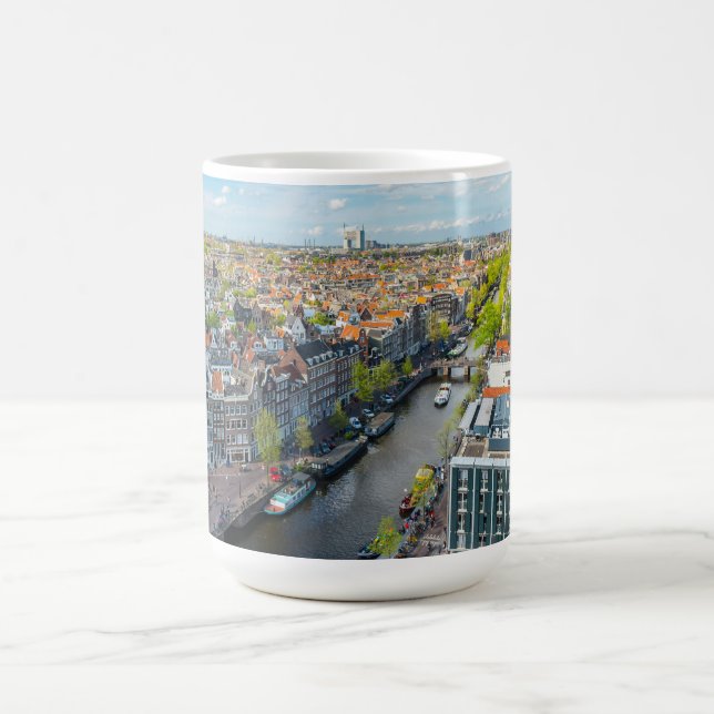 Custom Name & Text Amsterdam Coffee Mug (Center)