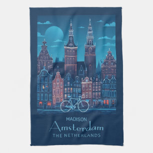 Custom Name / Text Amsterdam Kitchen Towel