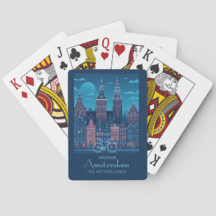 Custom Name / Text Amsterdam Poker Cards