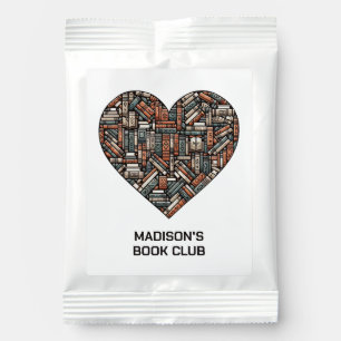Custom Name / Text Book Lover's Hot Chocolate Drink Mix