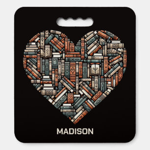Custom Name / Text Book Lover's Seat Cushion