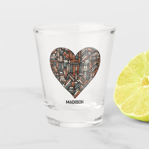 Custom Name / Text Book Lover's Shot Glass