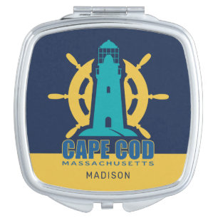 Custom Name / Text Cape Cod Massachusetts Compact Mirror