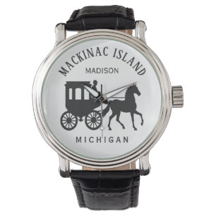Custom Name, Text & Color Mackinac Island Watch