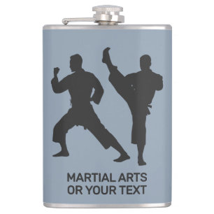 Custom Name, Text & Color Martial Arts Flask