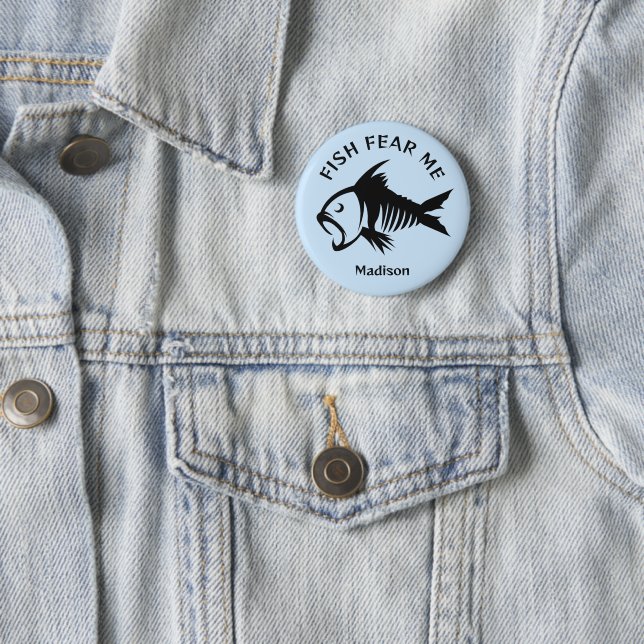 Custom Name & Text Fish Button (In Situ)