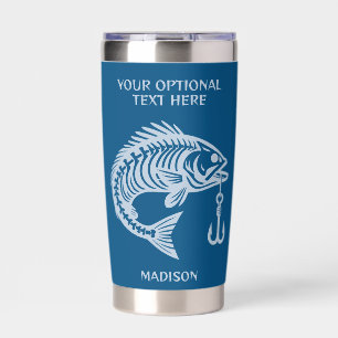 Custom Name & Text Fish Insulated Tumbler