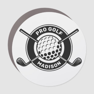 Custom Name & Text Golf Car Magnet