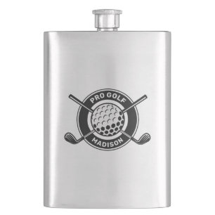 Custom Name & Text Golf Flask