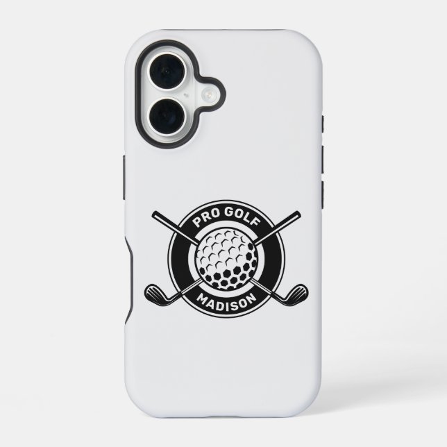 Custom Name & Text Golf Iphone Case (Back)