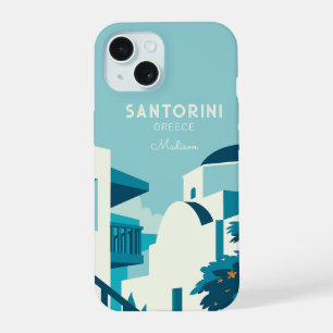 Custom Name & Text Greece iPhone 15 Case