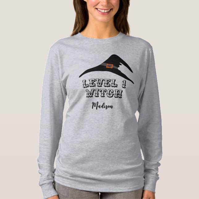 Custom Name & Text Halloween T-Shirt (Front)