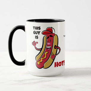 Custom Name & Text Hot Dog Mug