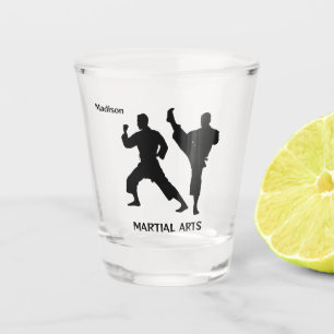 Custom Name & Text Martial Arts Shot Glass