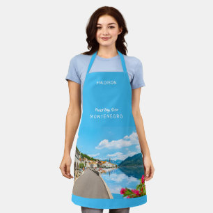 Custom Name & Text Montenegro Apron