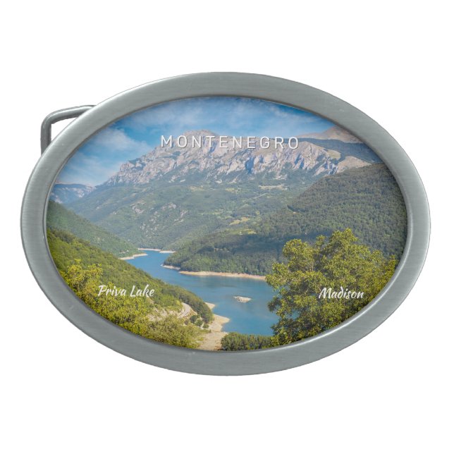 Custom Name & Text Montenegro Belt Buckle (Front)