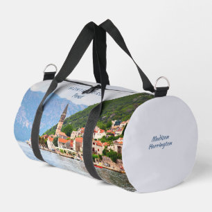 Custom Name & Text Montenegro Duffle Bag