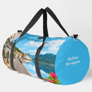 Custom Name & Text Montenegro Duffle Bag