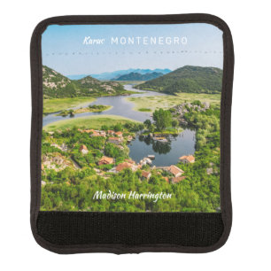 Custom Name & Text Montenegro Luggage Handle Wrap