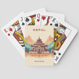 Custom Name & Text Nepal Poker Cards