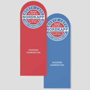 Custom Name / Text Nordkapp Norway Bookmarks