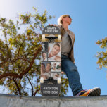 Custom Name Text Photo Collage  Skateboard<br><div class="desc">Leverage your skate game with this custom skateboard featuring the slogan "Skate Forever",  custom name,  and photo collage. Perfect for skaters who live for both style and thrills.</div>