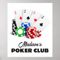Custom Name & Text Poker / Casino