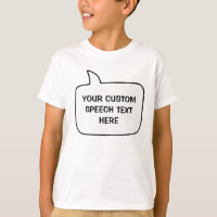 Custom Name & Text Speech Bubble