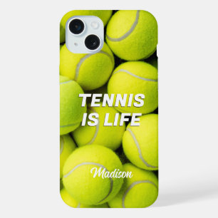 Custom Name & Text Tennis Balls iPhone 15 Plus Case
