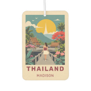 Custom Name / Text Thailand Air Freshener
