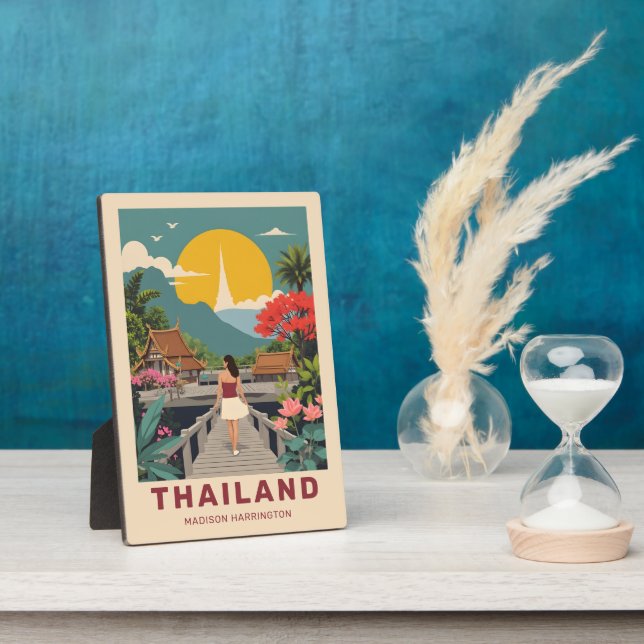 Custom Name / Text Thailand Plaque (Side)