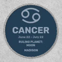 Custom Name / Text Zodiac Sign Cancer