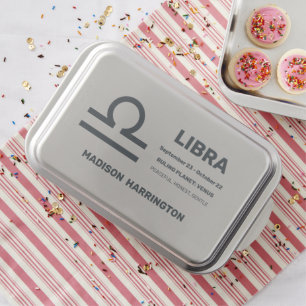 Custom Name / Text Zodiac Sign Libra Cake Pan
