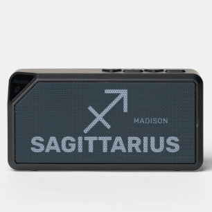 Custom Name / Text Zodiac Sign Sagittarius Bluetooth Speaker