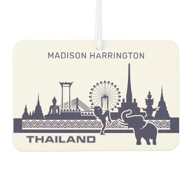 Custom Name Thailand Air Freshener (Front)