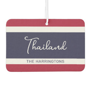 Custom Name Thailand Colors Air Freshener