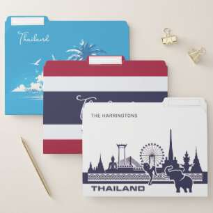 Custom Name Thailand File Folder