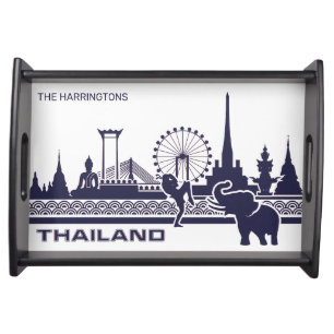 Custom Name Thailand Serving Tray