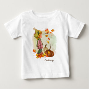 Custom  Name Thanksgiving Gift  Baby Baby T-Shirt