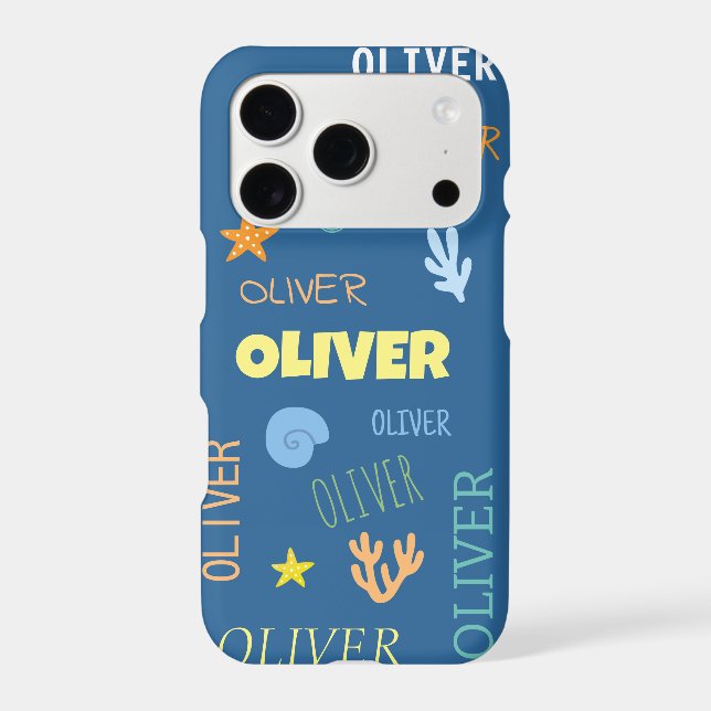 Custom Name Theme Beach Starfish Iphone Case (Back)