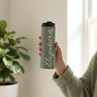 Custom Name Thermal Tumbler Gift for Bridal Party