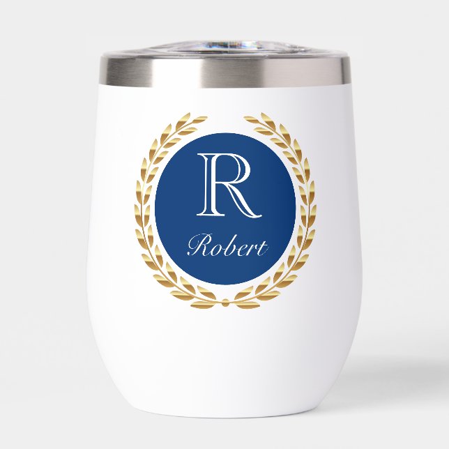 Custom Name Thermal Wine Tumbler (Front)