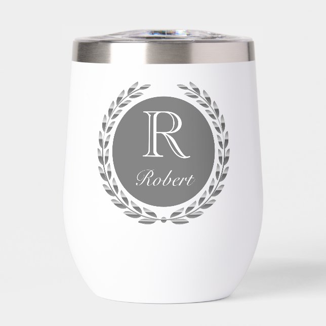 Custom Name Thermal Wine Tumbler (Front)