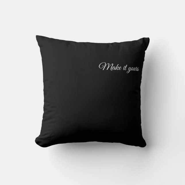 Custom Name Throw Pillow – Geometric Gradient Desi (Front)