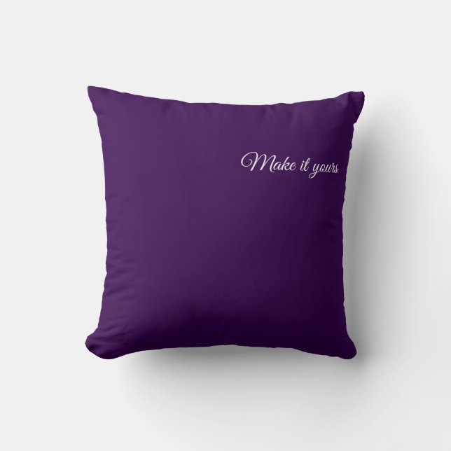 Custom Name Throw Pillow – Geometric Gradient Desi (Front)