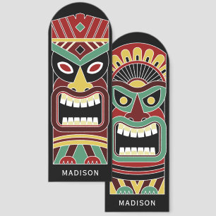 Custom Name Tiki Totems Bookmarks
