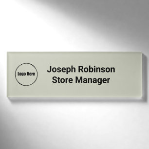 Custom Name Title Logo White Sage Tag