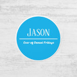 Custom Name + Titles Solid Color Mini Candle Favors